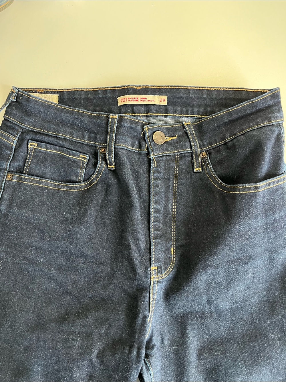 Levi's High Rise Skinny Jeans - Deep Indigo